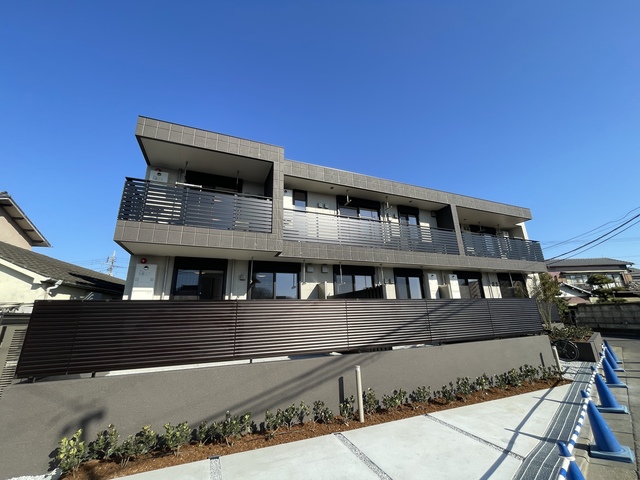 建物外観　旭化成ホームズ施工　新築賃貸物件。