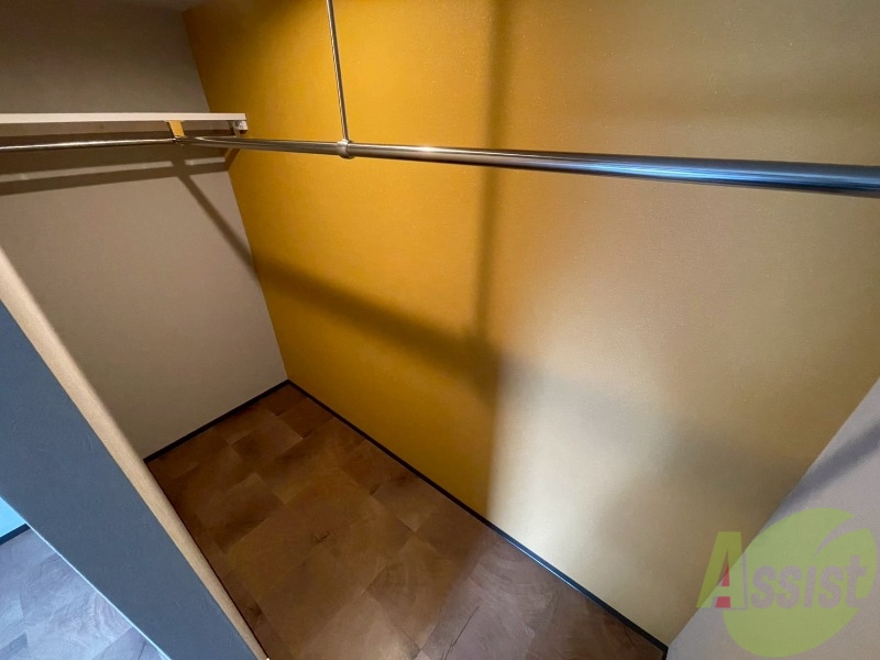 収納　洋室にはクローゼットがあるのですっきり片付きそうです。