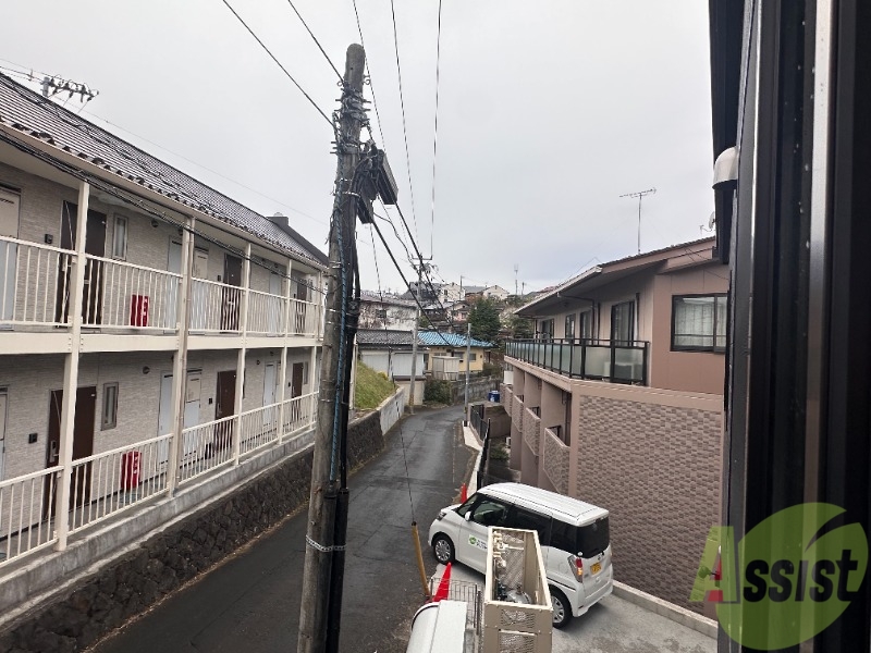 バルコニー　バルコニーは、ないですが室内物干しをお使いください。