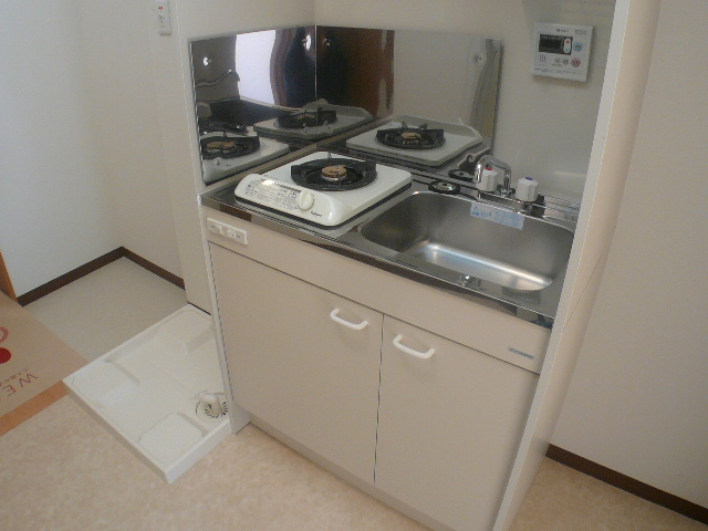 キッチン　★広角レンズ撮影写真