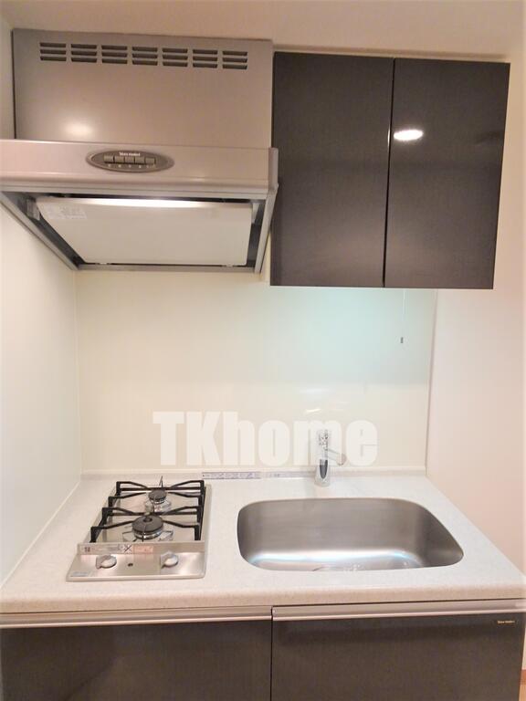 キッチン　２口ガスシステムキッチン