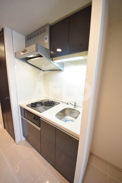 キッチン　アーデン堺筋本町　2口ガスコンロ