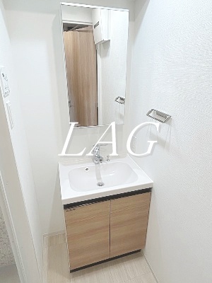 洗面設備　洗面台です。