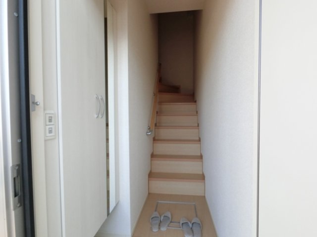 その他　鏡付きシューズボックス