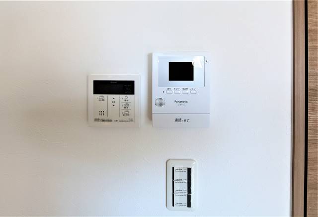 セキュリティ　誰か来ても安心ですね。