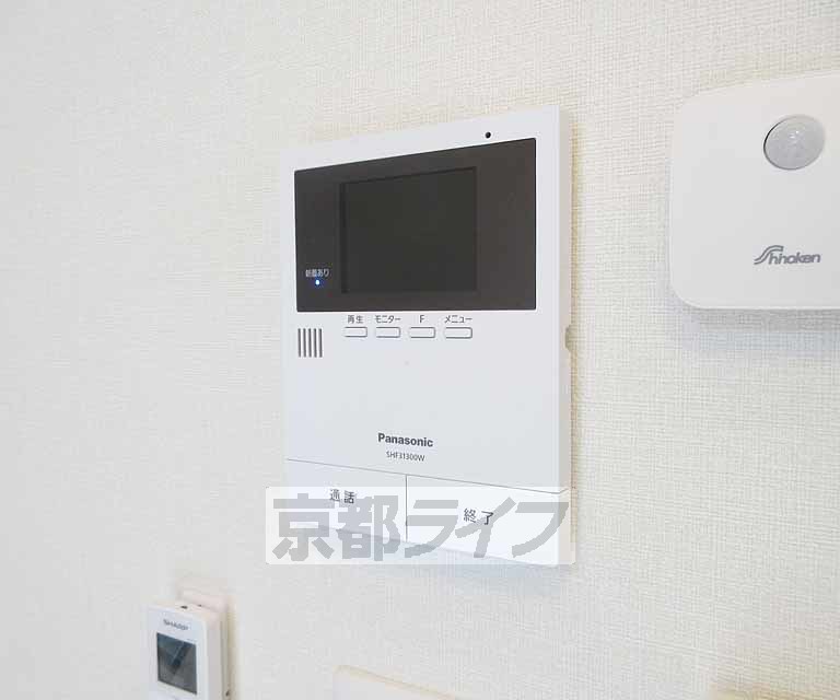 セキュリティ　モニター付きで安心・