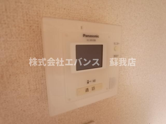 セキュリティ　モニター付きインターホンです