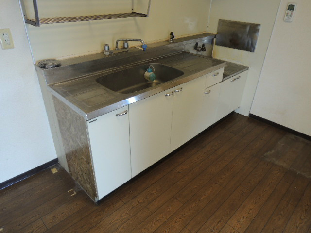 キッチン　ガスコンロ設置可