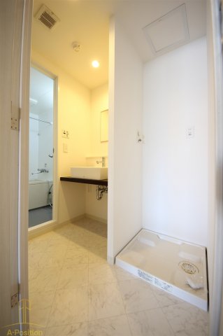 洗面設備　南堀江アパートメント　グランデ