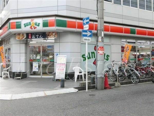 コンビニ　サンクス大阪瓦町店（コンビニ）まで101m