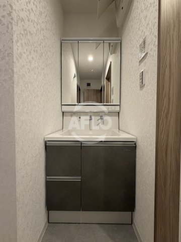 洗面設備　南市岡テラスハウス　　洗面台