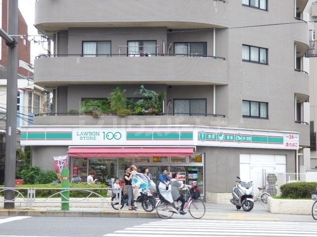 コンビニ　ローソンストア100言問橋店（コンビニ）まで440m