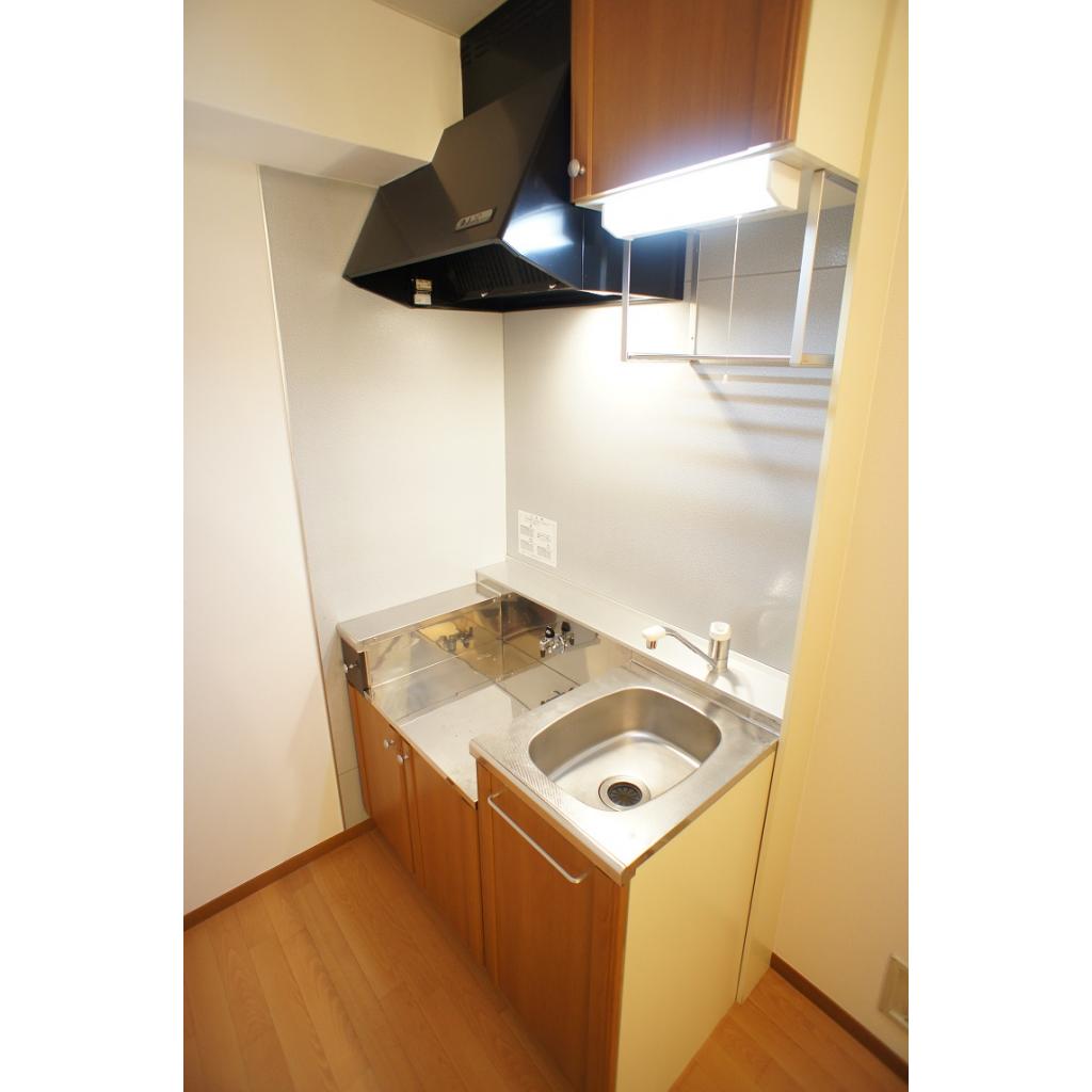 キッチン　お料理がはかどる２口コンロ設置可能・都市ガスキッチンです。