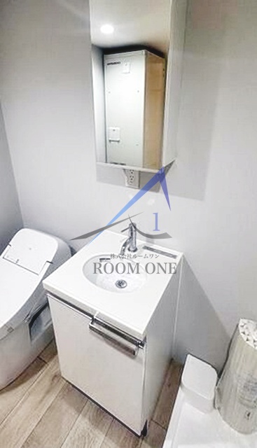 洗面設備　洗面台です。