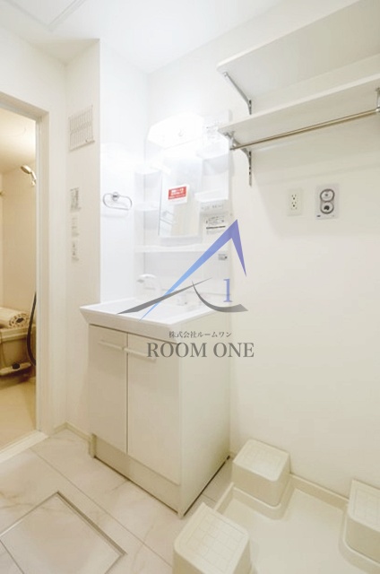 洗面設備　洗面台です。