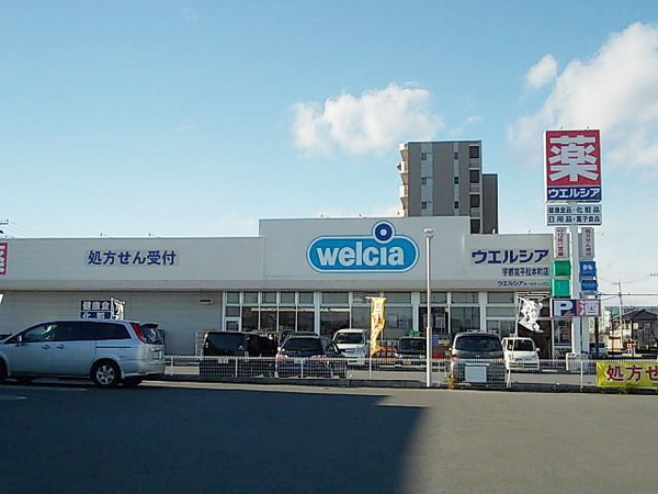 ドラックストア　ウエルシア宇都宮平松本町店（ドラッグストア）まで493m