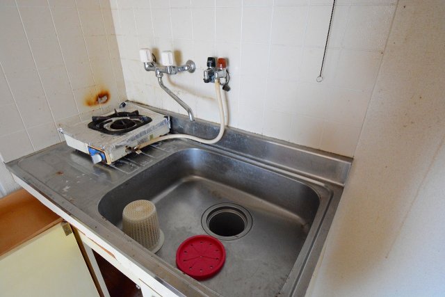 キッチン　シンプルでコンパクトなキッチンです！