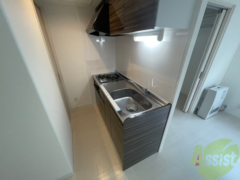 キッチン　２口システムキッチンなので、すぐお料理に使えます！