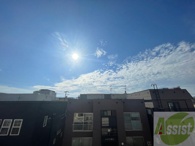 眺望　眺望です。高い建物がなくて見晴らしがよいですね！