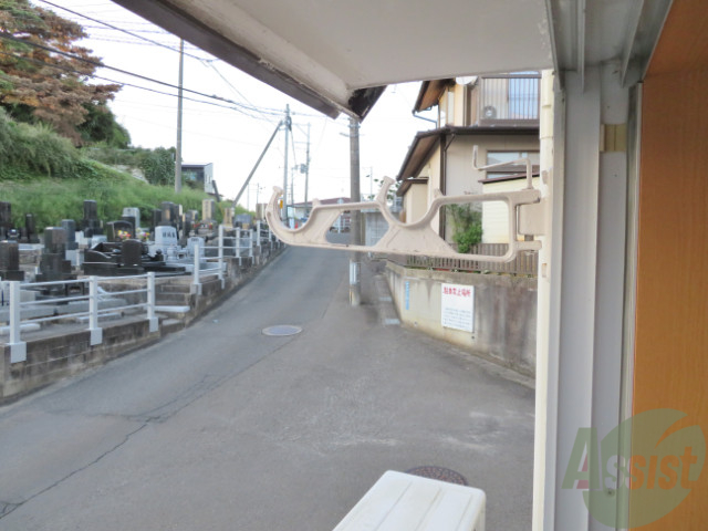 バルコニー　バルコニーからの景色を撮ってみました～。