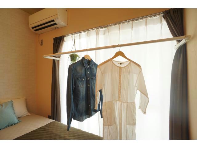 その他設備　室内物干し