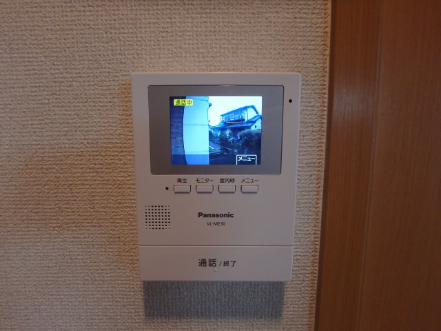 セキュリティ　総社市井手　グランパレＫ　1Ｋ　TVモニターホン