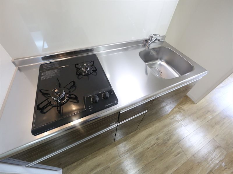 キッチン　システムキッチン（ガス2口コンロ）