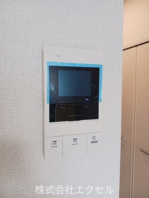 セキュリティ　モニター付きインターホンです。