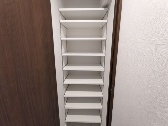 収納　たっぷりとした収納スペースです