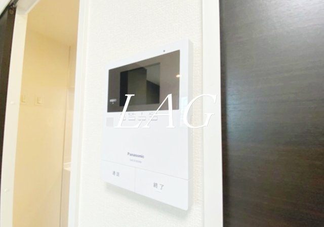 セキュリティ　モニター付きインターフォンです。