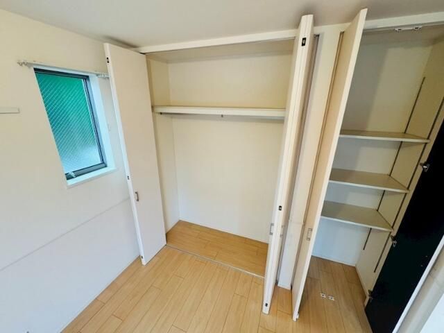 収納　たっぷりとした収納スペースです
