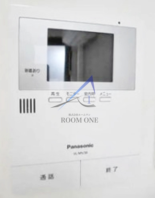 セキュリティ　モニター付きインターホンです。