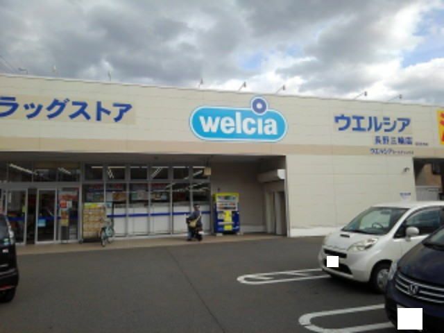 ドラックストア　ウエルシア長野三輪店（ドラッグストア）まで300m