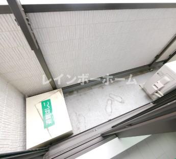 バルコニー　落ち着いた時間を過ごせるバルコニーです