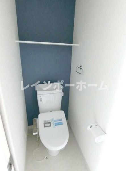 トイレ　ゆったりとした空間のトイレです