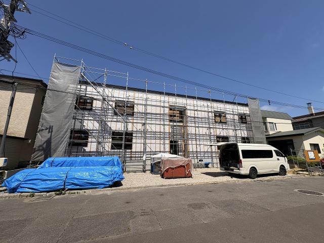建物外観　建築中