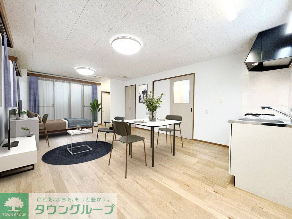 居室・リビング　家具家電はイメージです。