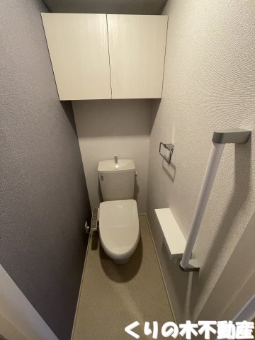 トイレ　ゆったりとした空間のトイレです
