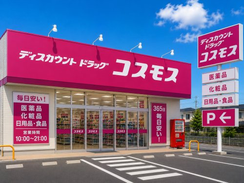 ドラックストア　ドラッグストアコスモス 的場店（ドラッグストア）まで1111m