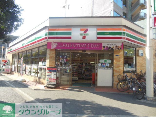 コンビニ　セブンイレブン川崎武蔵中原駅北口店（コンビニ）まで310m