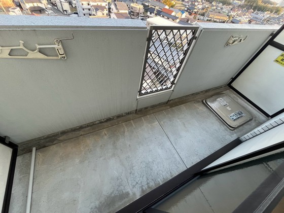 バルコニー　※別部屋の写真です