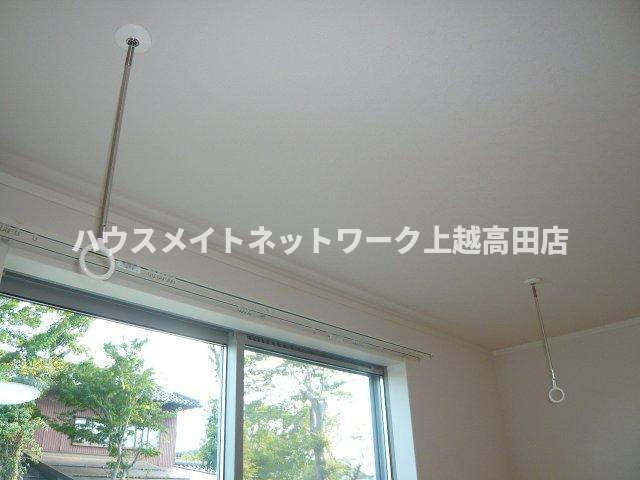 眺望　室内物干し