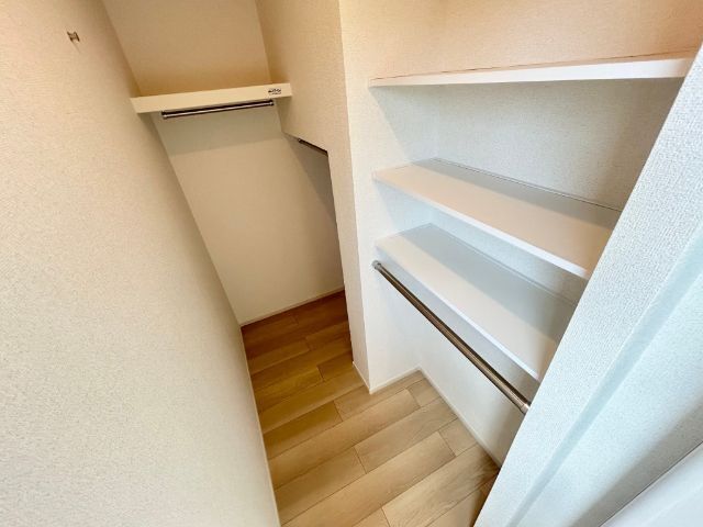 収納　広々収納です
