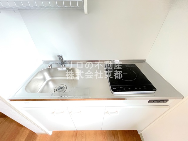 キッチン　火を使わず安心でお掃除も簡単なＩＨコンロです♪