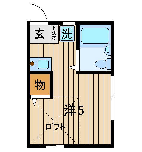 プレシャス汐入の間取り写真