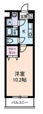 ＪＲ埼京線 中浦和駅 徒歩13分 3階建 築23年の間取り写真