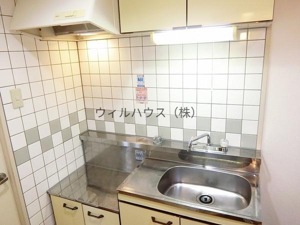 キッチン　２口コンロ設置可！