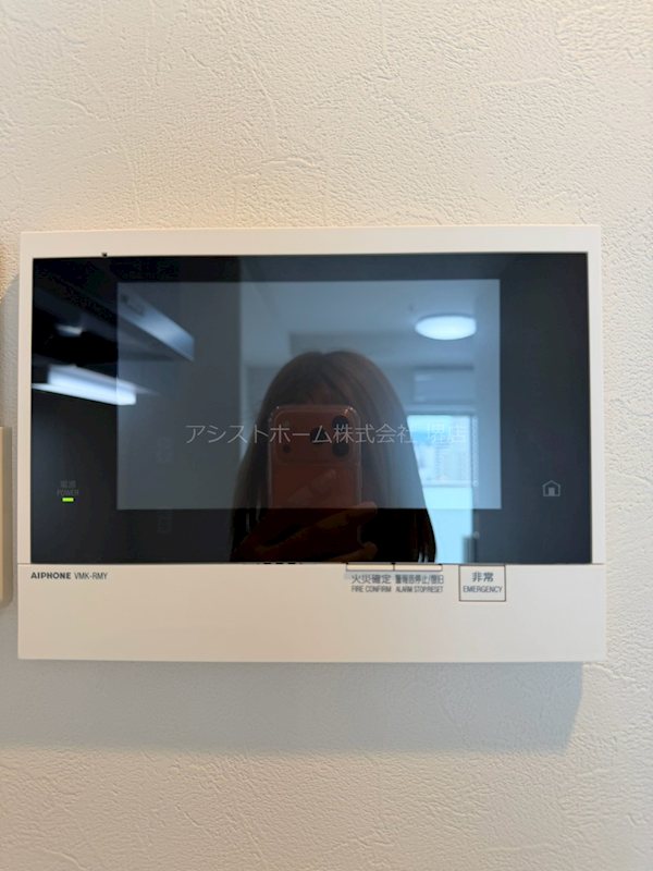 セキュリティ　来訪者をカメラで確認できるので女性にも安心です