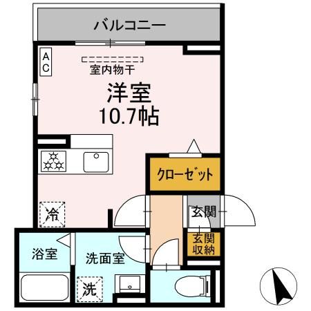 ビューハウス77の間取り写真