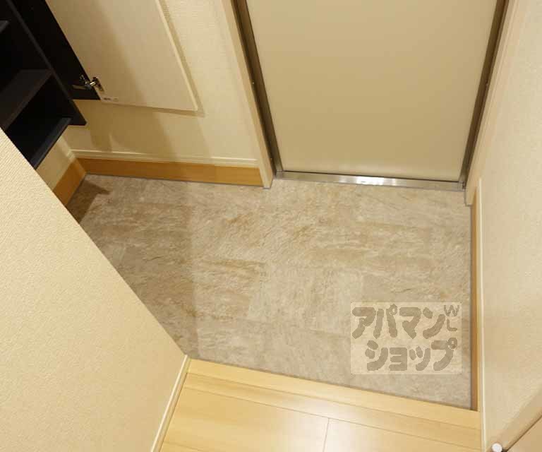 ルピナス嵯峨B棟の玄関写真